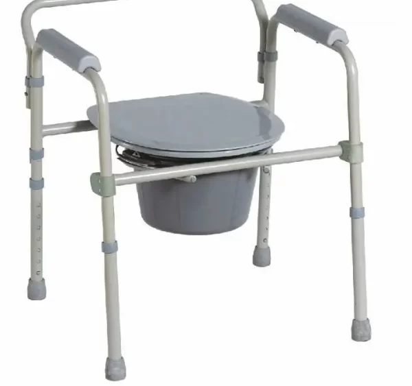 Silla Con Inodoro Plegable Y Regulable