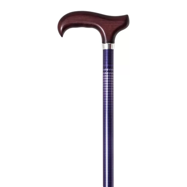 Muletilla Extensible Aluminio Mate Puño Madera